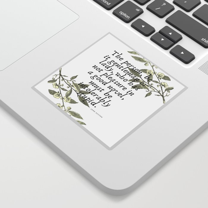Jane Austen Novels Sticker
