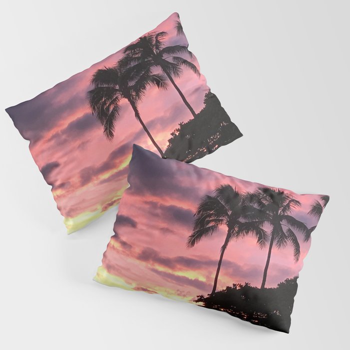 A Rare Beautiful Sunset In Hawaii Pillow Sham By Kishoudo Society6