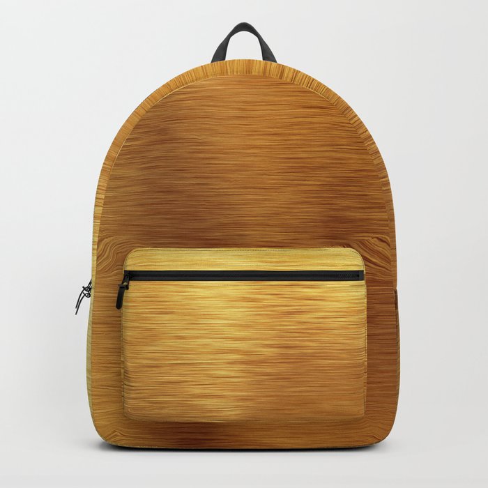 Gold Brushed Metal Texture Backpack