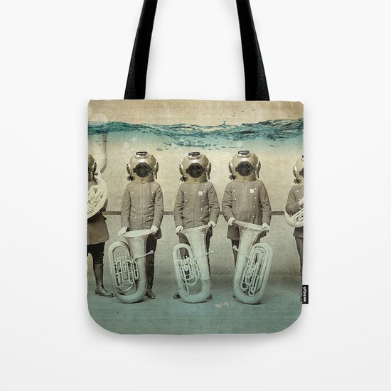 the diving bell Tuba quintet Tote Bag