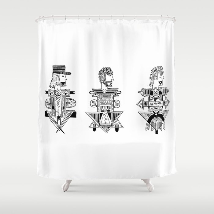 Symmedians Puppets Shower Curtain