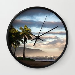 North Shore Hawaii Wall Clock | Landscape, Nature, Photo 