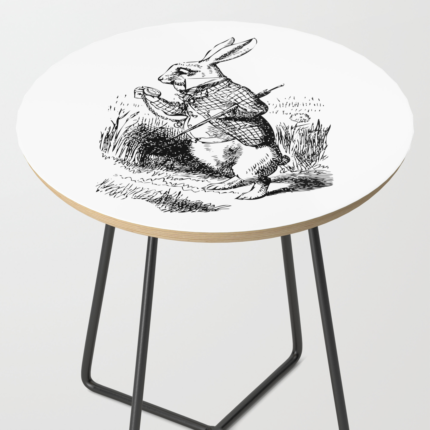 Alice and the Rabbit Side Table