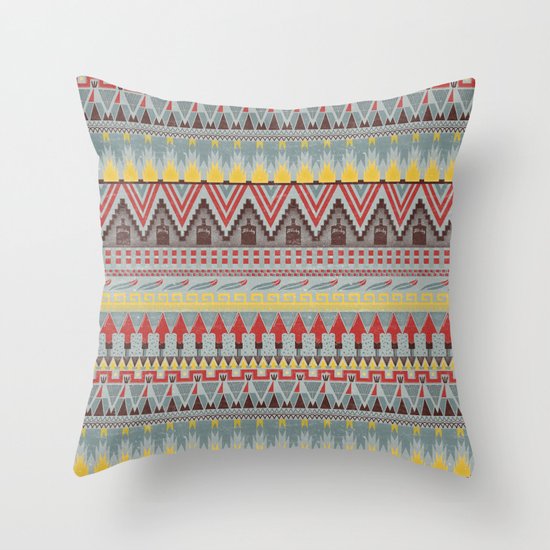 WHISKY AZTEC Throw Pillow