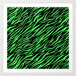 Zebra 07 Art Print