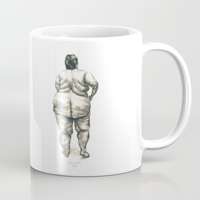 Woman in Shower Coffee Mug