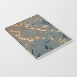 Brown and Grey Marble Design inspired by Earth colors Notebook