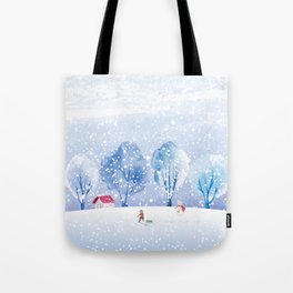 Winter Tote Bag