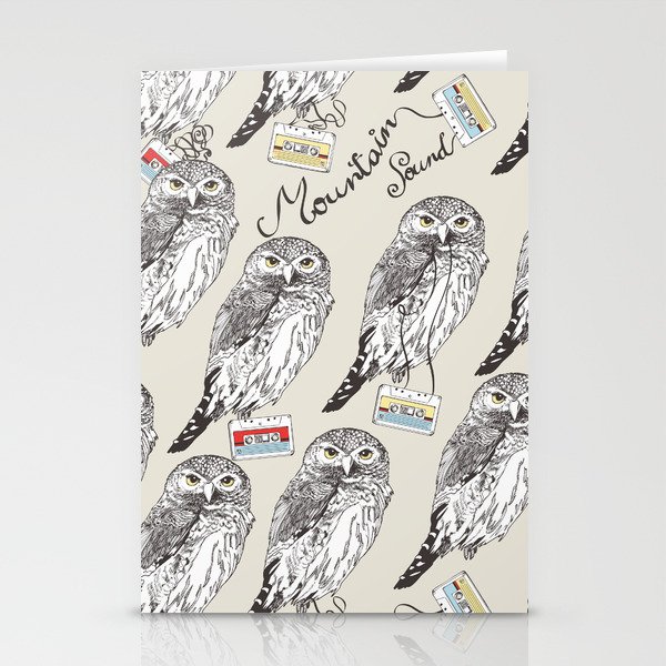 UP ALL NIGHT Stationery Cards