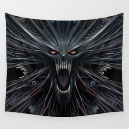 The face of fear Wall Tapestry