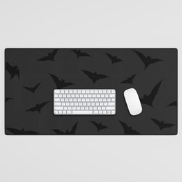 Soaring bats pattern. Digital Illustration Background Desk Mat