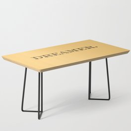 Dreamer - Sun Typography Motivational Positive Quote Decor Design Coffee Table