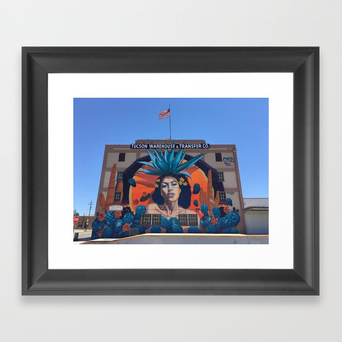 tucson warehouse & transfer co. Framed Art Print