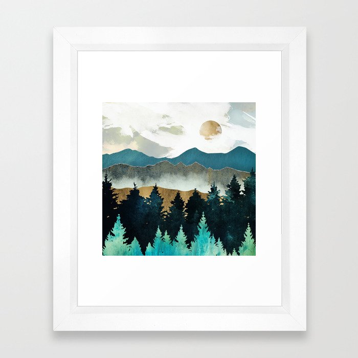 Forest Mist Framed Art Print