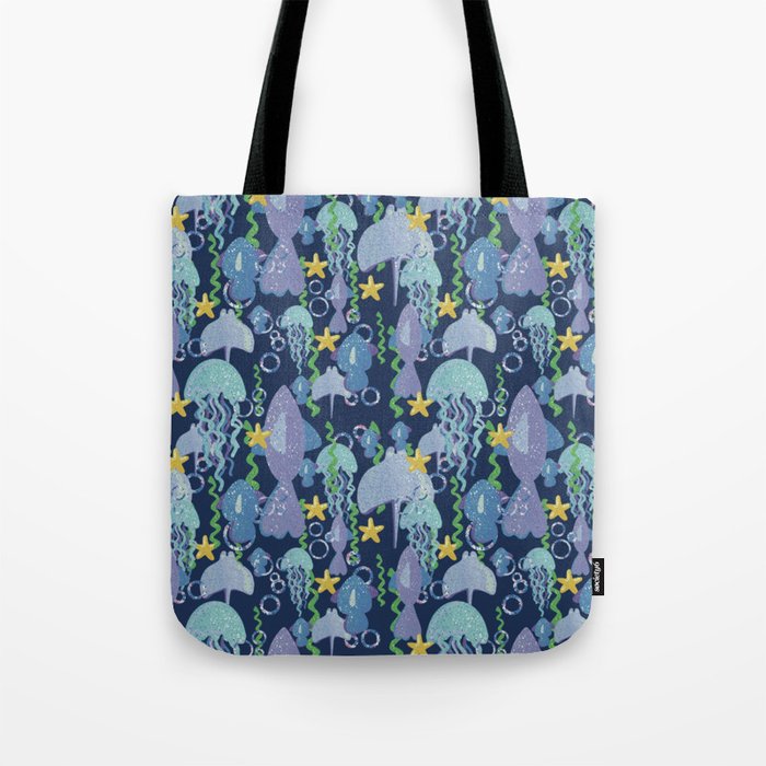 UNDER THE WAVES! Tote Bag