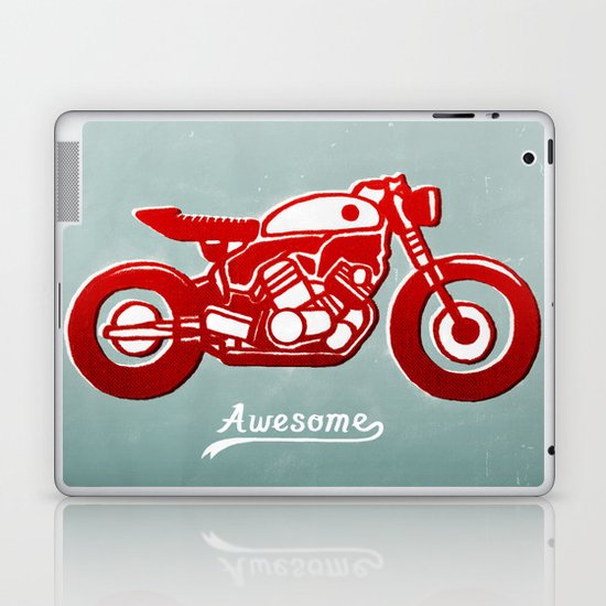Vintage Bike Laptop & iPad Skin