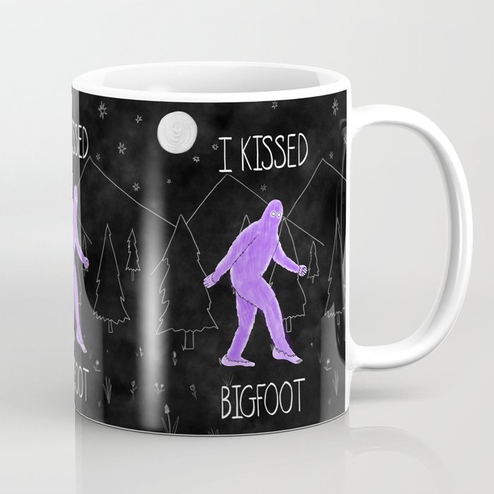 I Kissed Bigfoot Coffee Mug