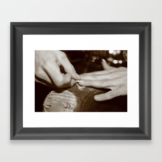Nails Framed Art Print