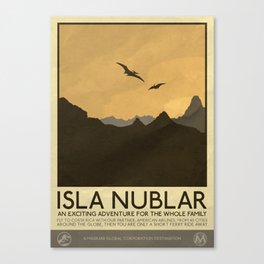 Silver Screen Tourism: Isla Nublar / Jurassic Park World Canvas Print