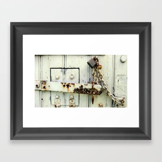 Latched Framed Art Print