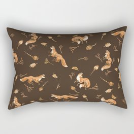 Foxes pattern Rectangular Pillow