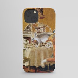 Tiny as a soul, there comes the rabbit iPhone Case
