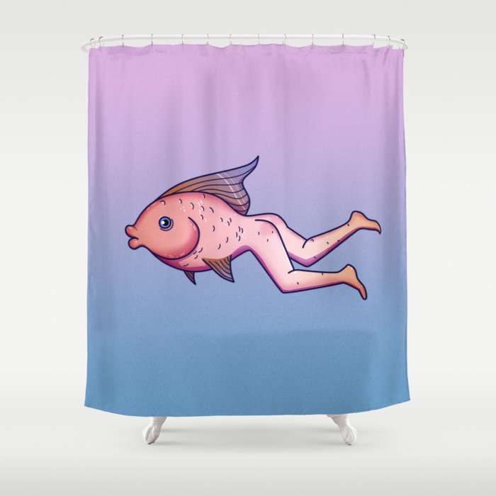 Beautiful Merman Shower Curtain