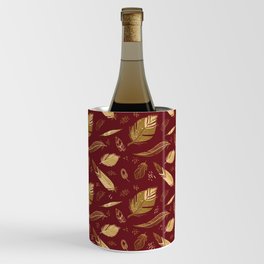 Feathers - Red and gold Wine Chiller