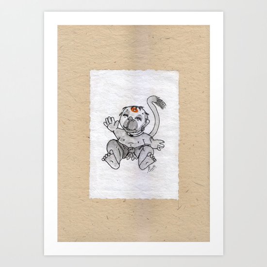 Drawing Of Lord Bal Hanuman Painting Of Monkey King Original