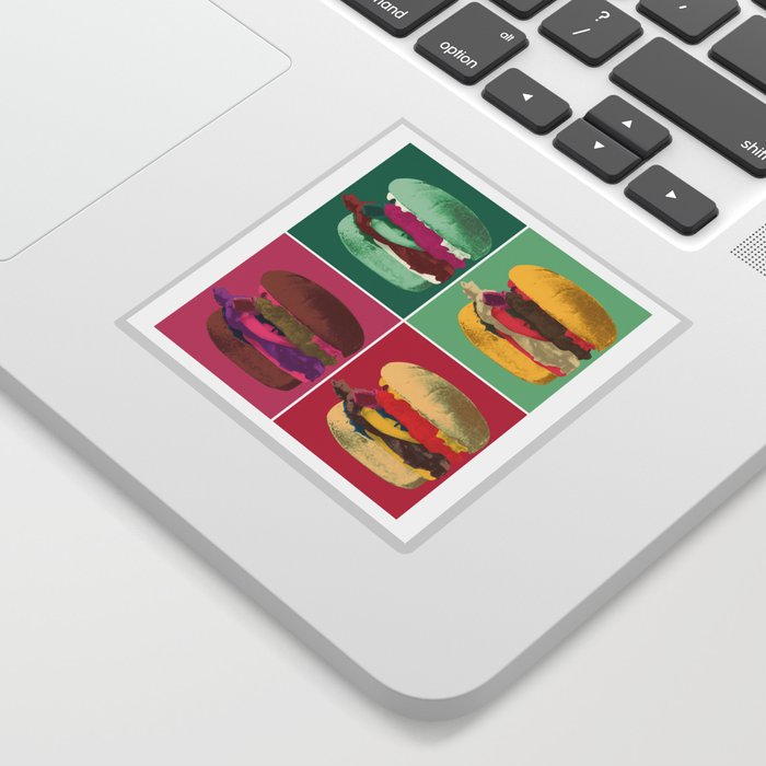 Pop Art Burger #2 Sticker