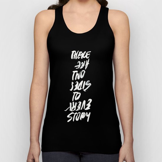 TWO SIDES Unisex Tank Top