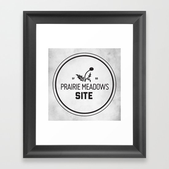 Prairie Meadows Site Framed Art Print