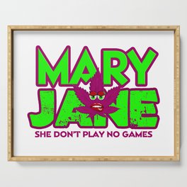 Wacky Leafs - Mary Jane Design Serving Tray