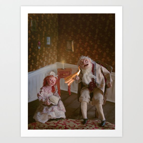 De Grootvader Art Print