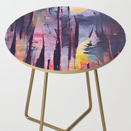 Walking under the Moonlight Side Table