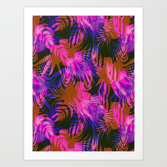 Honolua Neon Art Print