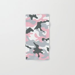 Pink Army Camo Camouflage Pattern Hand & Bath Towel
