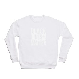 Black Lines Matter Crewneck Sweatshirt
