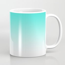 Simple Turquoise Ombre Coffee Mug
