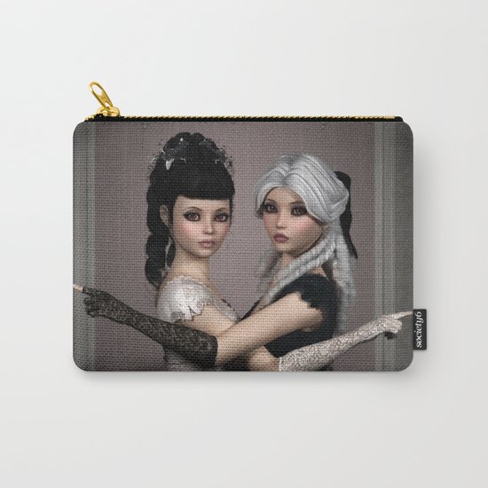 Beautiful Ladies and a difficult choice Carry-All Pouch