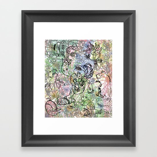 Anymanimals+Whatlifethrowsatyou Nonrandom-art1 Framed Art Print