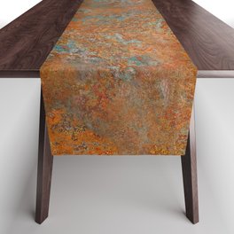 Vintage Rust Copper Table Runner