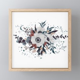Delicate Beauty - Anemone Bouquet Framed Mini Art Print