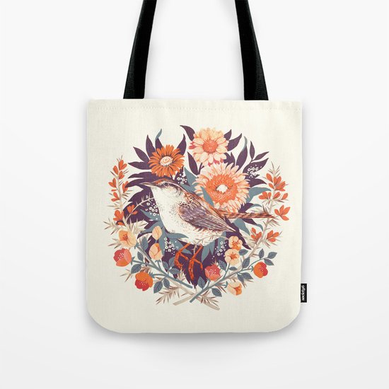 Wren Day Tote Bag