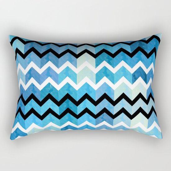 Chevron Pattern Rectangular Pillow