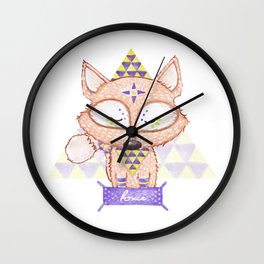 Foxie Wall Clock