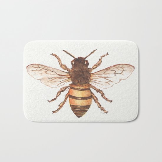 Queen Bee Bath Mat