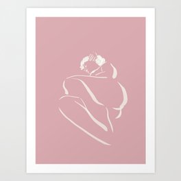 Pink Sleeping beauty  Art Print