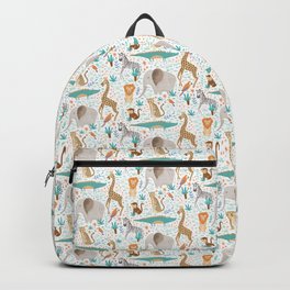 Into the Jungle - White Backpack