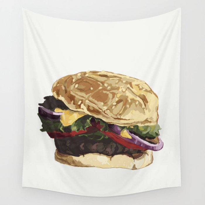 Burger Wall Tapestry